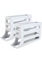 Auto Rolling Egg Dispenser 4 Tier Organizer for Refrigerator 2pcs, Premium Egg Storage Tray with Gra - 3