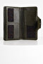 Lehix Genuine Leather Wallet with Compartments Green - 5