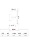 Double-Way Indoor Sconce Antique 6500K White Light - 3