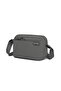 Dark Gray Light Fabric Multi-Pocket Small Size Daily Women's Crossbody Bag - 2
