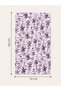 Patterned Beach Towel 70X150 cm – Soft Textured, Water Absorbent, Lightweight, and Quick-Drying Printed Beach Towel – Grey, Purple, Brown, Green - 3