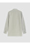 Khaki Striped Poplin Women's Shirt Tunic - 2
