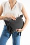 Multi-Pocket Women's Messenger Bag - Fabric Crossbody Bag - 3