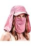 Men's sun hat with neck protection, 3-in-1 multi-functional hunting style, UPF50+ UV perfect for hiking, fishing and camping.