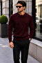 Men's Thick Ribbed Basic Sweater - 2
