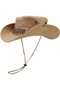 Sun hat dark beige breathable mesh wide brim hunting/camping/travel.