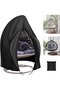230x200 cm, hanging chair cover, egg waterproof garden durable 210D Oxford cloth, black