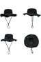 UV protection foldable wide-brim sun/beach/garden/travel hat. - 2