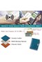 Women's PU zipper wallet burgundy RFID slim card holder. - 5