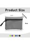 Coin purses 2pc 12x9x1cm zippered compact unisex everyday. - 4