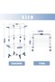Foldable clothes dryer, 3 levels, Compact 105 cm - 4