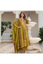 Green Viscose Cotton Salwar Kameez & Dupatta - ALV2092-Green-Size:2XL-44-Inches - 3