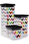 118DSC 3 Piece Pantry Airtight Stackable Dry Food Storage Container Set Ziggy - 7