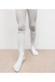 White Ribbed Ribbed Knee-Length Children's Pantyhose - Number Ten to School