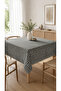 170X170 cm Checkered Patterned Square Tablecloth – Decorative Kitchen and Dining Table Cover - 2