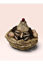 Decorative Chicken Coop in a Nest with Eggs - Rustic Design Natural Straw and Natural Logs - 4