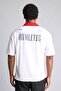 Quick-Drying Boxy Fit Contrast Polo Collar Back Print Short Sleeve Polo T-Shirt I7511Ax26Au - 5