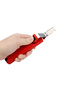 Fastness Insulation Stripper 8-28mm Cable Stripper Rubber Handle PVC Cable Wire Stripper Knife - 2