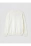 Xside Ecru Crew Neck Men's Knitwear Sweater - 6