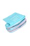 Monochrome Two Compartment Pu Pencil Case Blue 271552 - 2