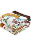 MSGKV Boho Throw Blanket 100% Cotton Blankets for Bed Couch 60'x80', Soft Fall Mexican Blanket Trave