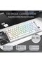 كيبورد يندياو USB موديل AK820 مريح باللون الرمادي والأبيض متوافق مع ويندوز و ماك و PS4 باللغة الإنجل - 4