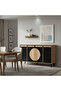 Modern Design Accent Storage and Buffet Unit
