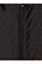 Brown Shirt Collar Patterned Women's Coat - 3