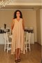 Modal V-Neck Long Evening Dress - 2