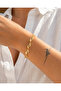 Elegant Bracelet with Gold Color Stones - 6