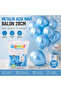 Metallic - Light Blue Balloon 11 Inc - 28cm - 100Pcs Bx40 - 2