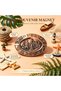 R199 Oval Dubai city skyline metal refrigerator retro stereo relief tourist souvenir magnet
