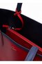 Women's Double sided Two tone Large Capacity Handbag/Bags Photography Equipment Bag Fashionable Multi functional, navy blue‌/Red - 4