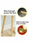 Dresser With Mirror Vanities Table Make Up Organizer Drawers White 80x40x75cm - 6