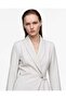 Double-Breasted Closure Blazer Jacket Trousers Woven Bottom - Top Set - 4
