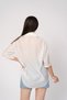 Women's Summer Ecru Printed Long Viscose Shirt 70035 - 3