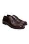 Brown Lace-Up Genuine Leather Men's Shoes