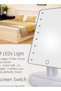 Touch Screen Dimmable Led Makeup Mirror White - 2