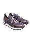 Gray Color Lace-Up Genuine Leather Men's Shoes