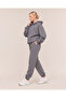 Unisex Men's Women's m Logo Printed Oversize 3 Thread Hooded Jogger Bottom Tracksuit Set - 5
