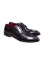 Black Color Lace-Up Genuine Leather Men's Shoes