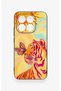 Mi 15t 5g Compatible Tiger of the Sun Patterned Silicone Case - 2