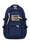 Unisex Thick Chain Waterproof School & Sports Bag with Back Pocket Detail