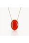 Zodiac Signs Collection 100% Natural Carnelian Pendant - Aries Zodiac Stone