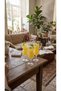 Set of 3 Aesthetic Ribbed Glass Soft Drink Glasses - Cold Drink & Cocktail Glass with Wavy Mouth Detail - 3