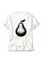 Linol Print Pear Design T-Shirt - White - 6