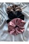 Women's 3-Piece Satin Hair Rubber Buckle Set - 2