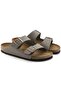 Men's Stone Faux Leather Slippers - 5