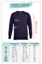 Men's Burgundy Turtleneck Striped Slim Fit Knitted Sweater2100015 - 3
