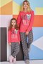 Women's Pajama Suit Long Sleeve 1365 - 2